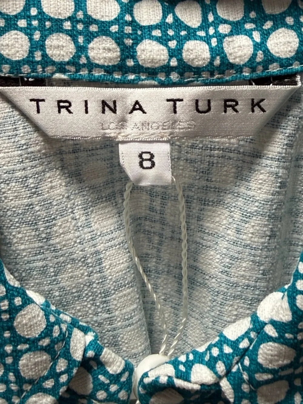 NWT TRINA TURK Rosalina Zip Front Sleeveless Mini Dress - 8 - Picture 7 of 9